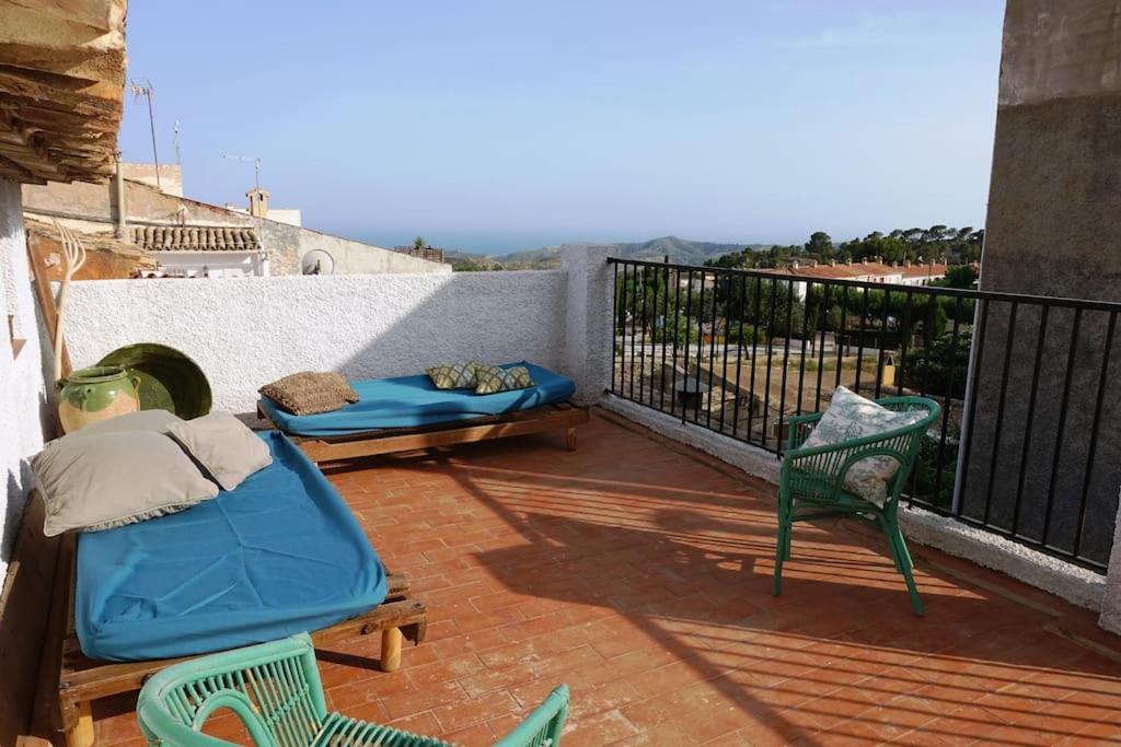 Villa Casa Clara Pueblo, Mar Y Montana à Aigües Extérieur photo